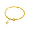 Six-Phase Lotus Seed Gold-Plated Bracelet 4mm Beads – Fortune Child Jewelry Collection