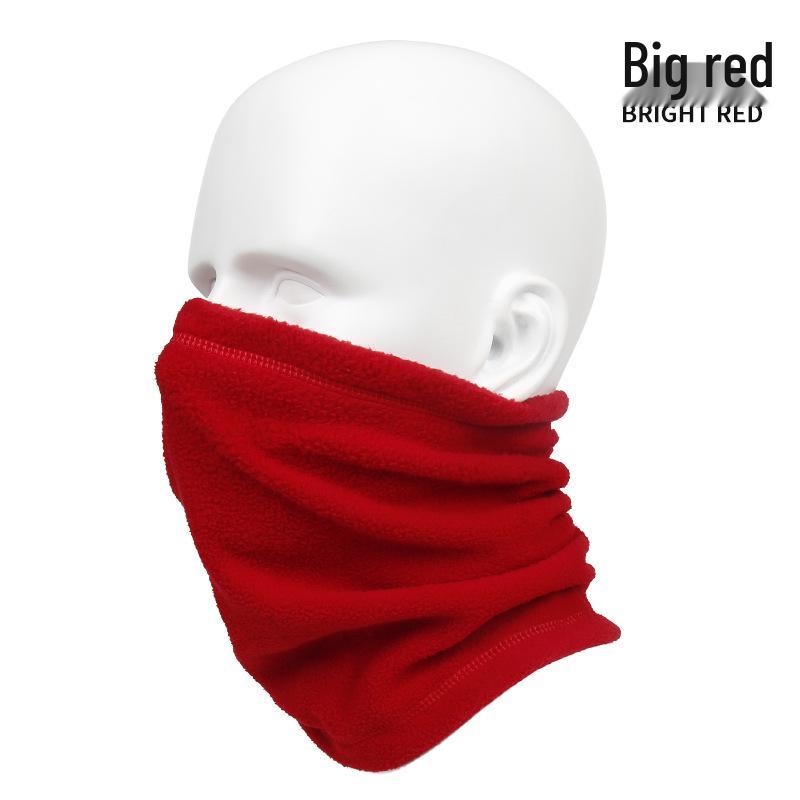 Windproof Fleece Neck Gaiter: Multifunctional Warm Face Mask for Outdoor Sports