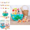 Animal Balance Building Blocks For Toddlers Wooden Bead Stringing Toy