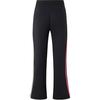 adidas Embroidered Floral Loose Straight-Leg Knit Sweatpants Women Bottoms Black IX5641