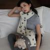 [Gray] Reversible Dot Scarf