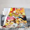 Candy Candy And Terry Anime Blanket  Warm Soft Funny Plush Bedding Throws For Couch Bed Travel Flannel Bedspread Bed Cover