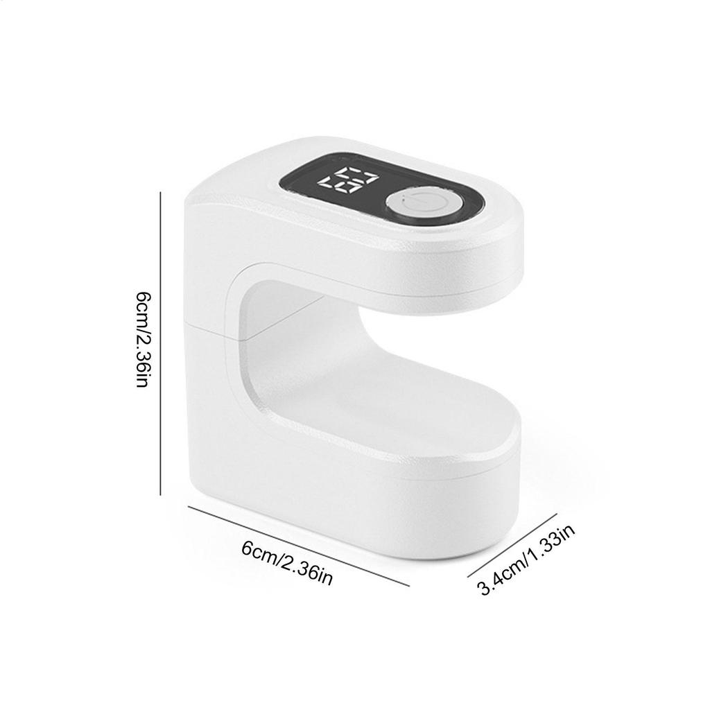 Small UV Light For Nails Fingernail Curing Dryer USB Charging Nail Curing Light With 2 Timing Modes For Manicure Pedicure Studio