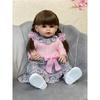 Full Body Soft Silicone Lifelike Real Touch Reborn Baby Girl Lovely Betty With Long Hair Toddler Princess Doll