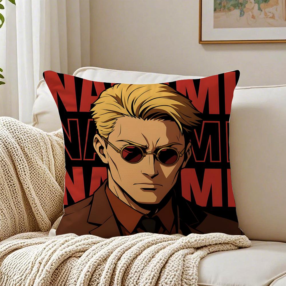 anime intense JJujutsu KKaisen Cushion Cover Pillowcase Antidustmite living Room Sofa Decor Cushion Room