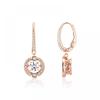 Swarovski 5504753 Una Sparkling Dance Hoop Drop Earrings