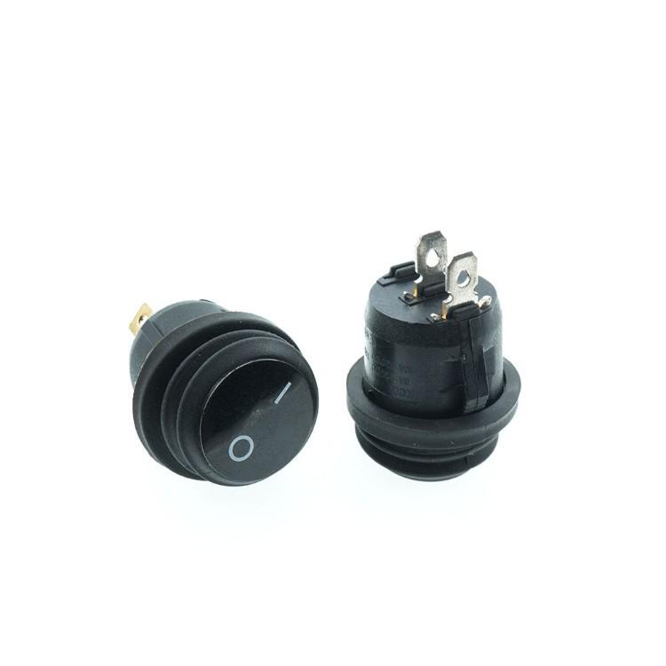 

Waterproof KCD6 Round Power Switch with Light, Tripod Design, 2-Position, 23mm Outer Diameter, 20mm Hole Diameter