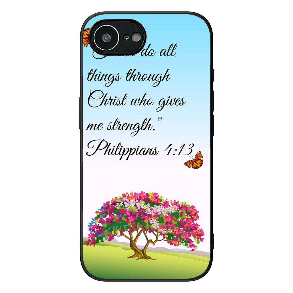 

Jesus Christ Bible Verse Christian Phone Cover Case for Apple iPhone 17 16 11 Pro XS Max XR 6 7 8 Plus + 16E SE Casing iPhone 16 Plus