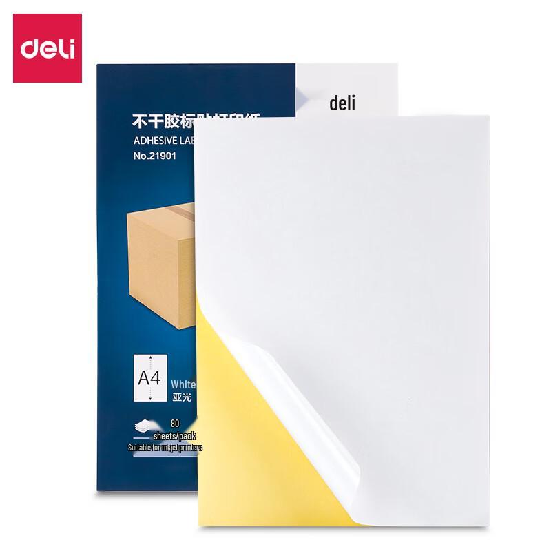 Deli 21901 Self-Adhesive Label Paper