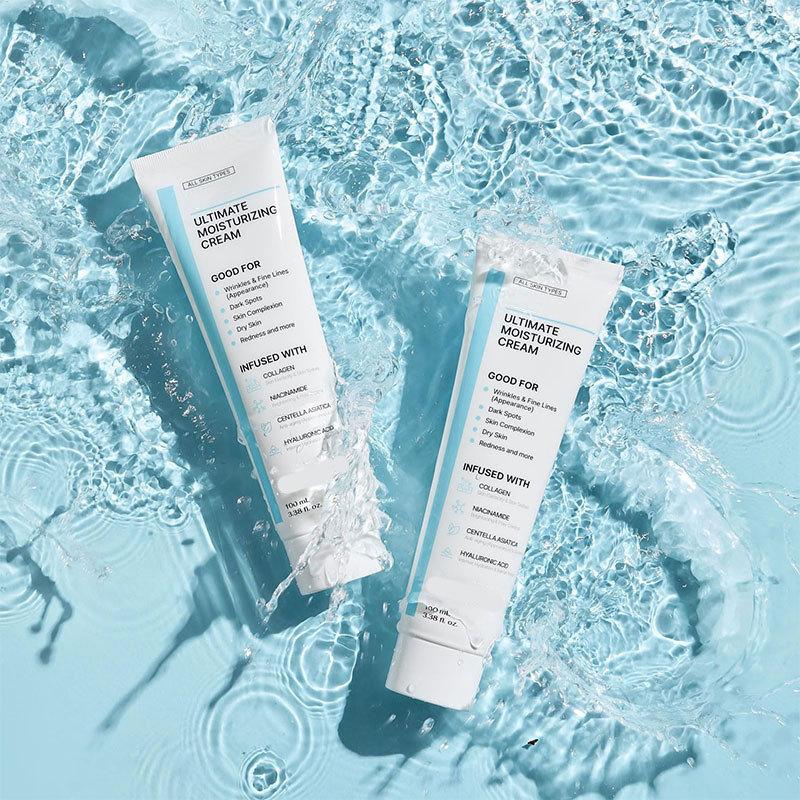 Niacinamide Hyaluronic Acid Moisturizing Cream, Daily Hydration Face Cream for Dry Skin, Brightening & Nourishing, Suitable for Sensitive Skin, 50ml