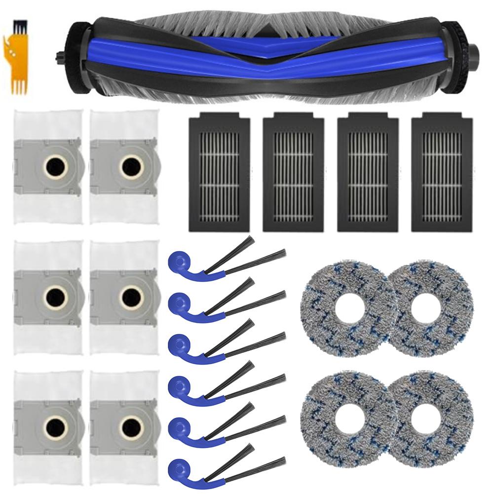 Spare Parts Bundle For Ecovacs For Deebot T30C For Omni High Capacity Dust Bags Side Brushes Filters Mop Cloths Main Brush