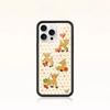 2025 Neue Wildblumen-Punkte-Hirsch-Handyhülle für iPhone 17 Pro Max 12 13 14 15 plus 16 Pro Hülle 3D WF Erdbeer-Cartoon-Hüllen