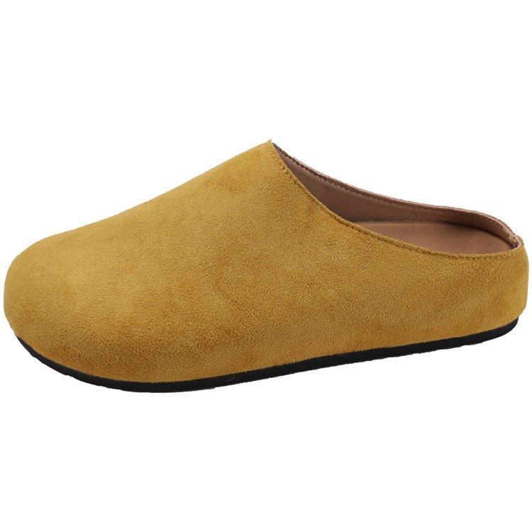 Lazy Shoes French Retro Outer Wear Boken Shoes Slippers One Pedal Versatile Casual Half Drag Early Spring New Bag Head Drag
