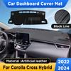 For Toyota Corolla Cross -2024 Car Dashboard Cover Mat Dash Board Sun Shade Pad Anti-UV Artificial Leather Accessories