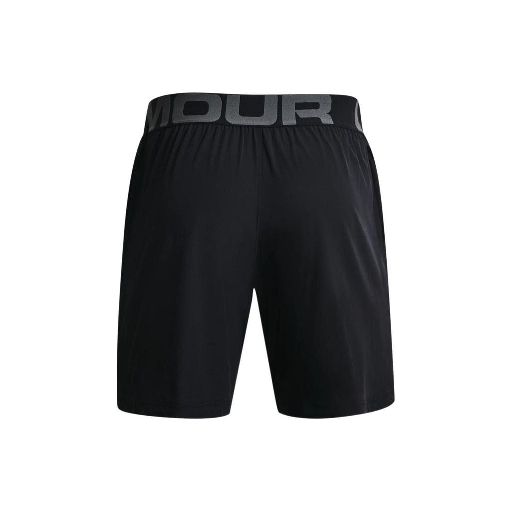Under Armour Elevated 2.0 Logo Print Solid Sports Shorts Men Bottoms Black 1362289-001