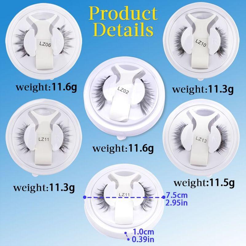 Lashie - Natural Magnetic False Eyelashes (Various Designs)