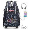 Cartoon Game Merchandise With Usb Hiking Bag College Students Outdoor Travel Large Capacity Backpack Bag