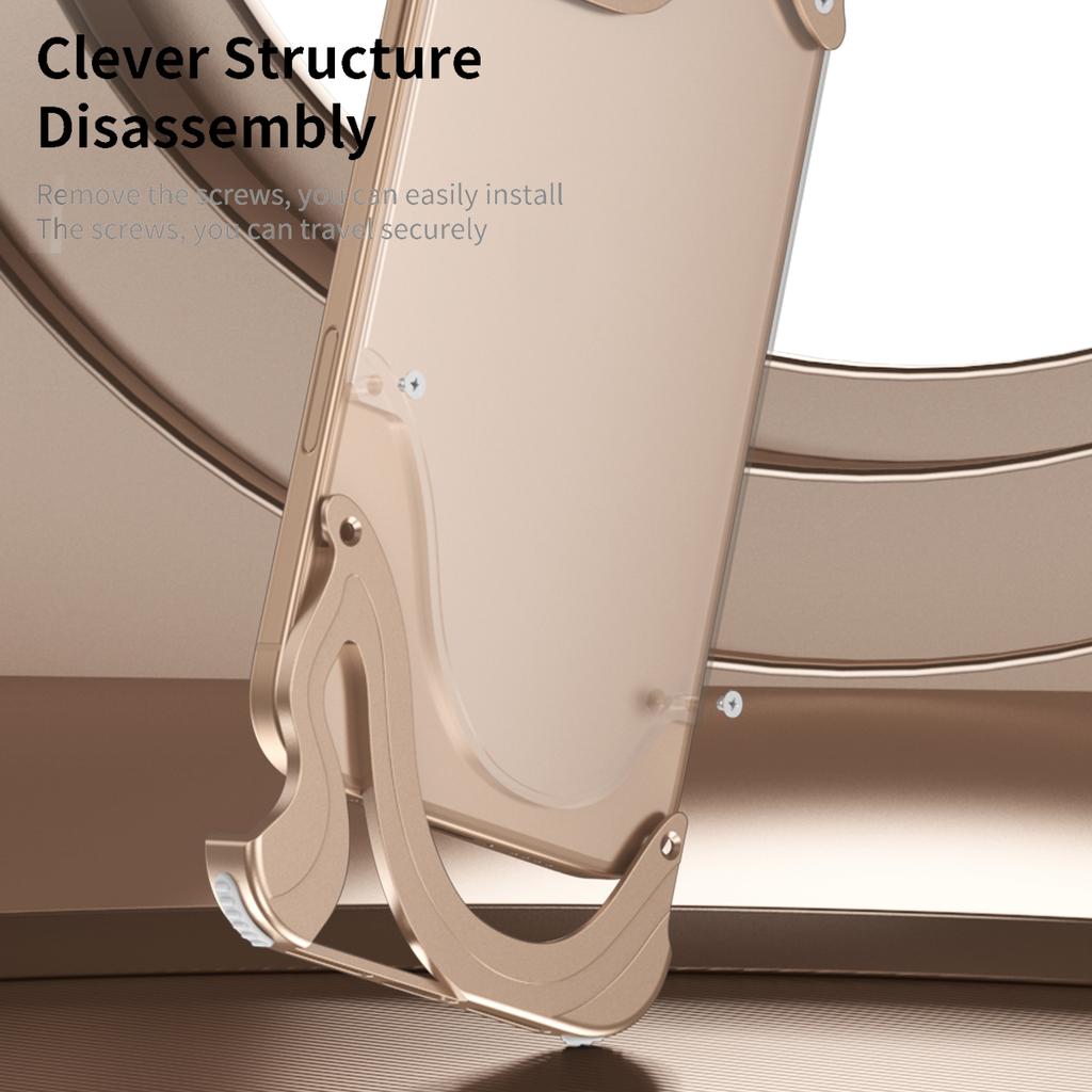 2025 Nowy Metalowy Bezramkowy Etui Odporne na Upadki Odpowiednie dla iPhone 15/16 Promax/16 Pro Telefon 14 pro max Etui