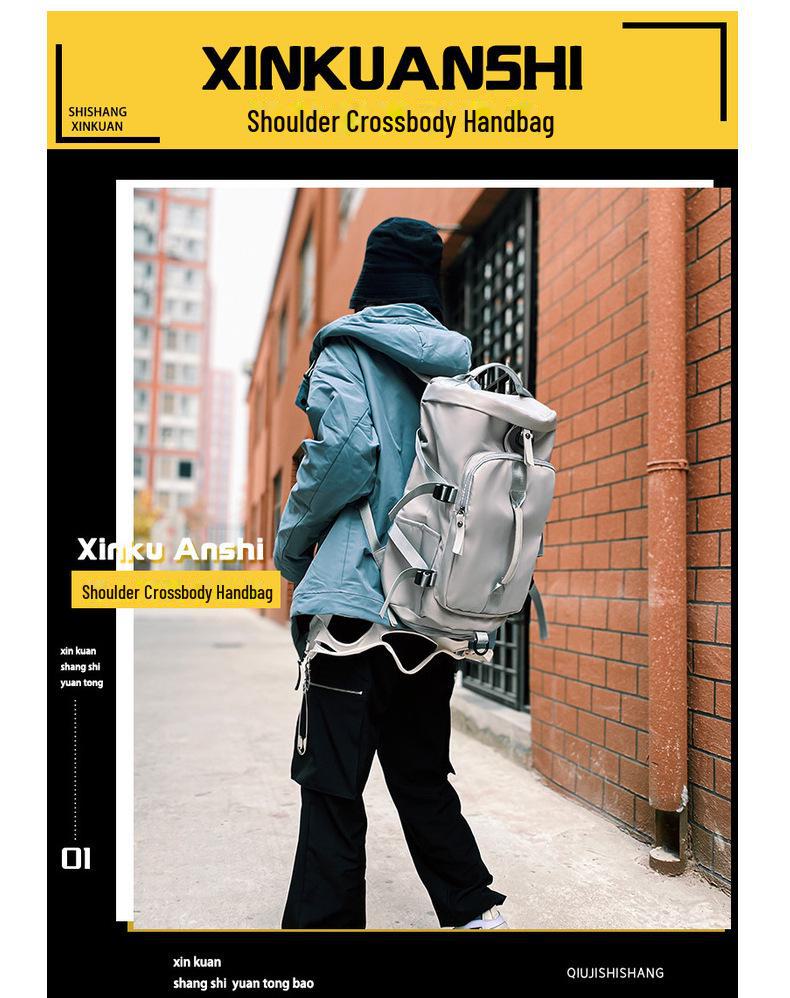 Duża pojemność, wodoodporna torba do jogi z tkaniny Oxford z logo, pasek na ramię lub podwójny, niezależna przegroda na buty, torba sportowa