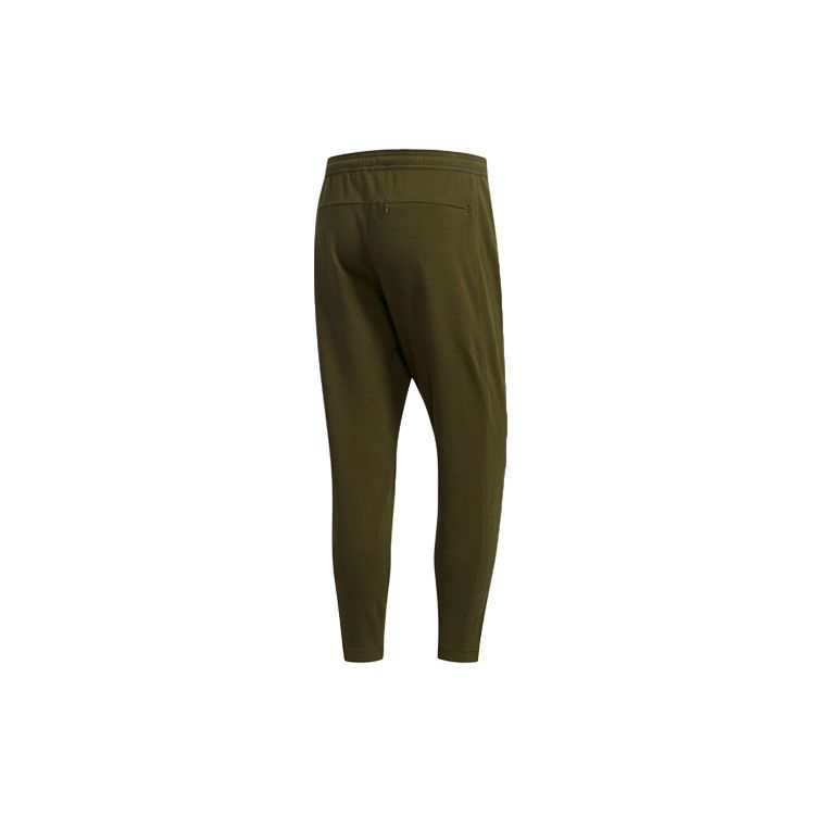 Adidas Neo Slim-Fit Athletic Training Track Pants Tapered Men Bottoms Midnight-Green EJ7079