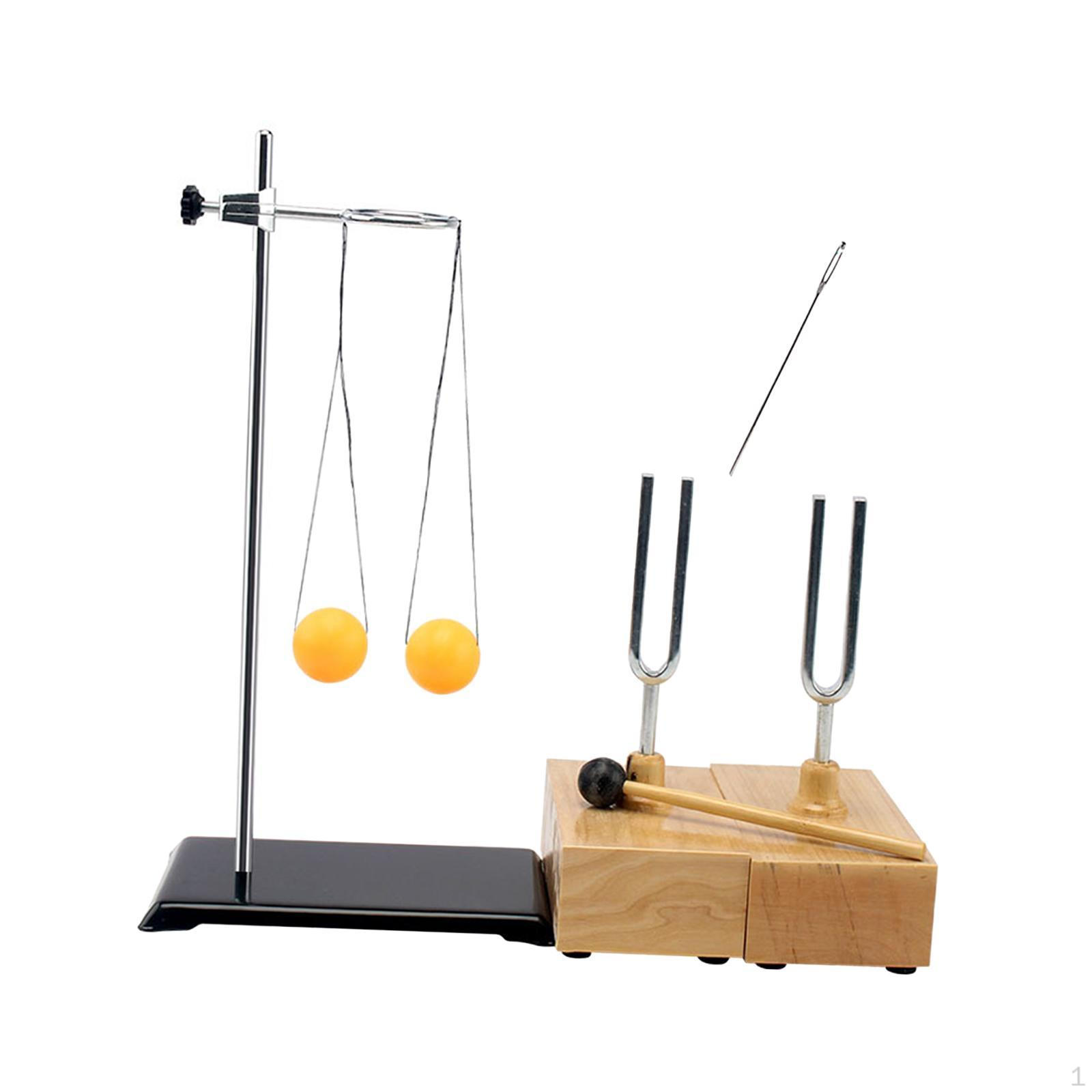 Resonant Tuning Fork Experiment Set Forks Kit Easy to Use Virbration Experimental Instrument
