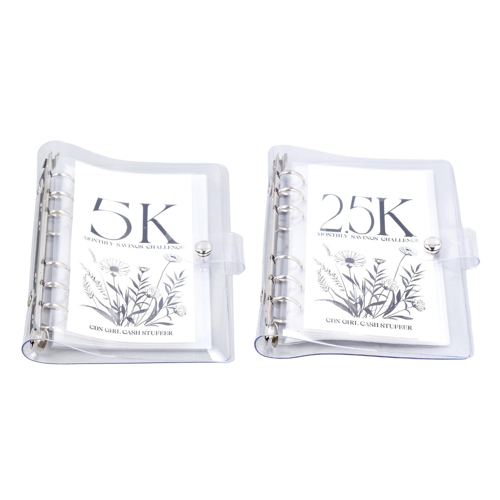 Бюджетная прозрачная мягкая водонепроницаемая портативная книжка из ПВХ с 6 отверстиями — фото 8