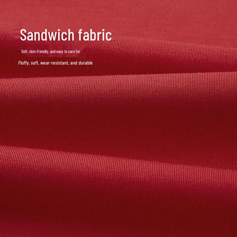 HLA Herren Frühling '26 Jahr des Pferdes Großes Rotes Sweatshirt