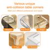 Baby Security Protection Corners Home Silicone Transparent Corner Guards Anti-Shock Furniture Table Edge Protectors
