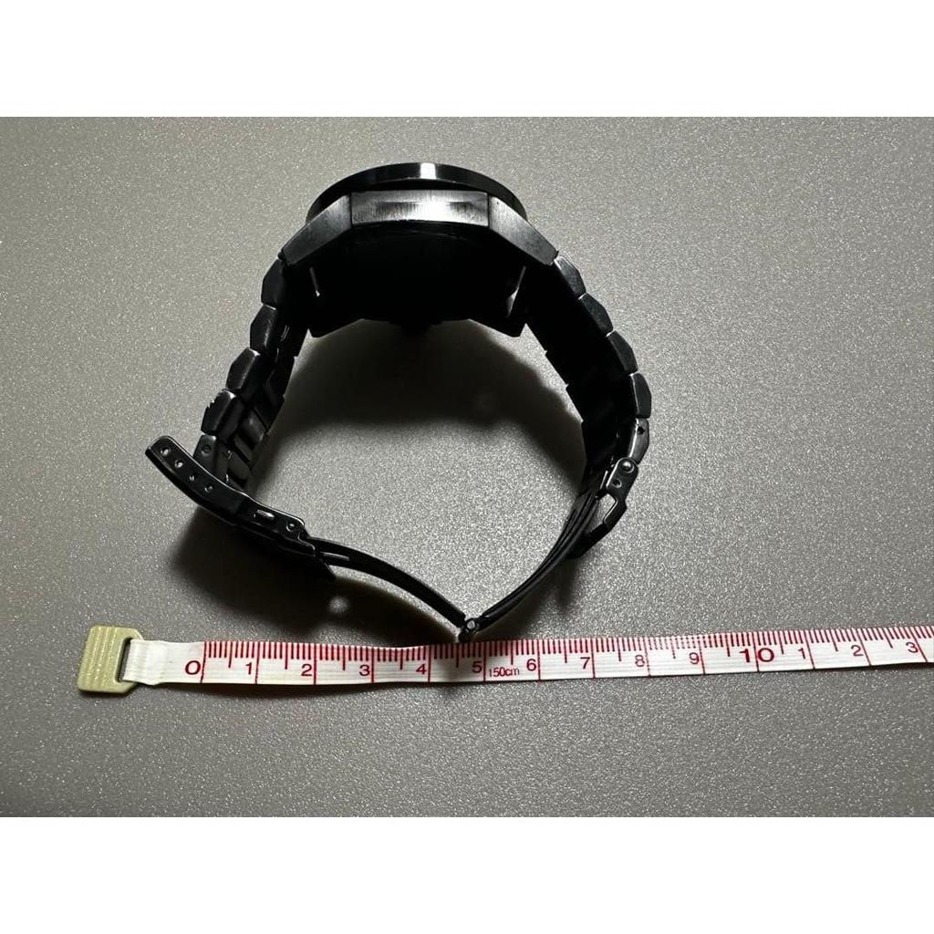 Used Nixon wristwatch, dead battery, black, no parts removed after belt adjustment