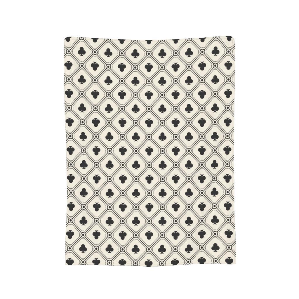 Poker Playing Card  Blankets Coral Fleece Plush Autumn/Winter  Portable Warm Throw Blankets for Sofa Car Quilt