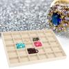 Schmuck Aufbewahrungsbox Armband Halskette Ohrring Behälter Organizer (30 Fächer Tablett)