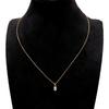 European and American Pure Silver Earrings with Rhinestone Water Drop Pendant Necklace Set for Women