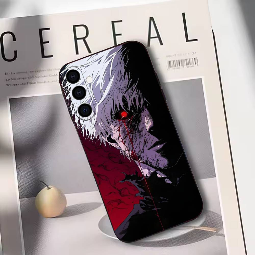 Tokyo Ghoul Ken Kaneki Phone Case Black Silicone Soft For Samsung Galaxy A73,A72,A71,A70,A53,A52,A51