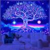 Tree Of Life Wall Tapestry Cosmic Art Print Boho Decor For Bedroom Living Room Spiritual Theme Home Interior Hanging Poster