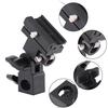 Black Hot Shoe Flash Umbrella Holder Light Stand Bracket For Photo Video Photography