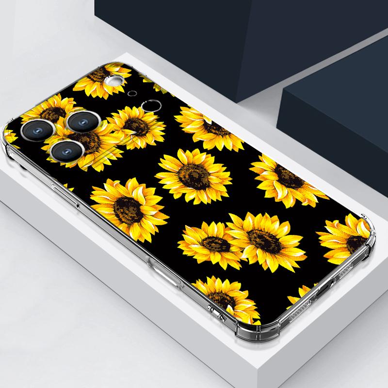 

Ретро Цветочный Узор Чехол Для iPhone 17 Pro Max Чехол iPhone 16 15 14 13 Pro Max 11 Ударопрочный Прозрачный Мягкий Силиконовый Чехол iPhone 14 Pro серый