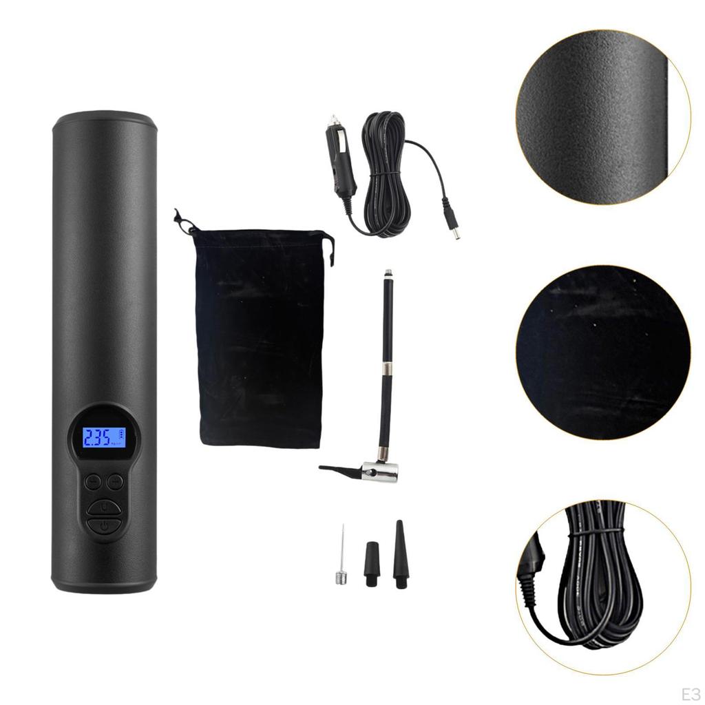 Air Compressor Tire Inflator Lightweight Convenient Car Tires Pump Portable for Auto Basketball