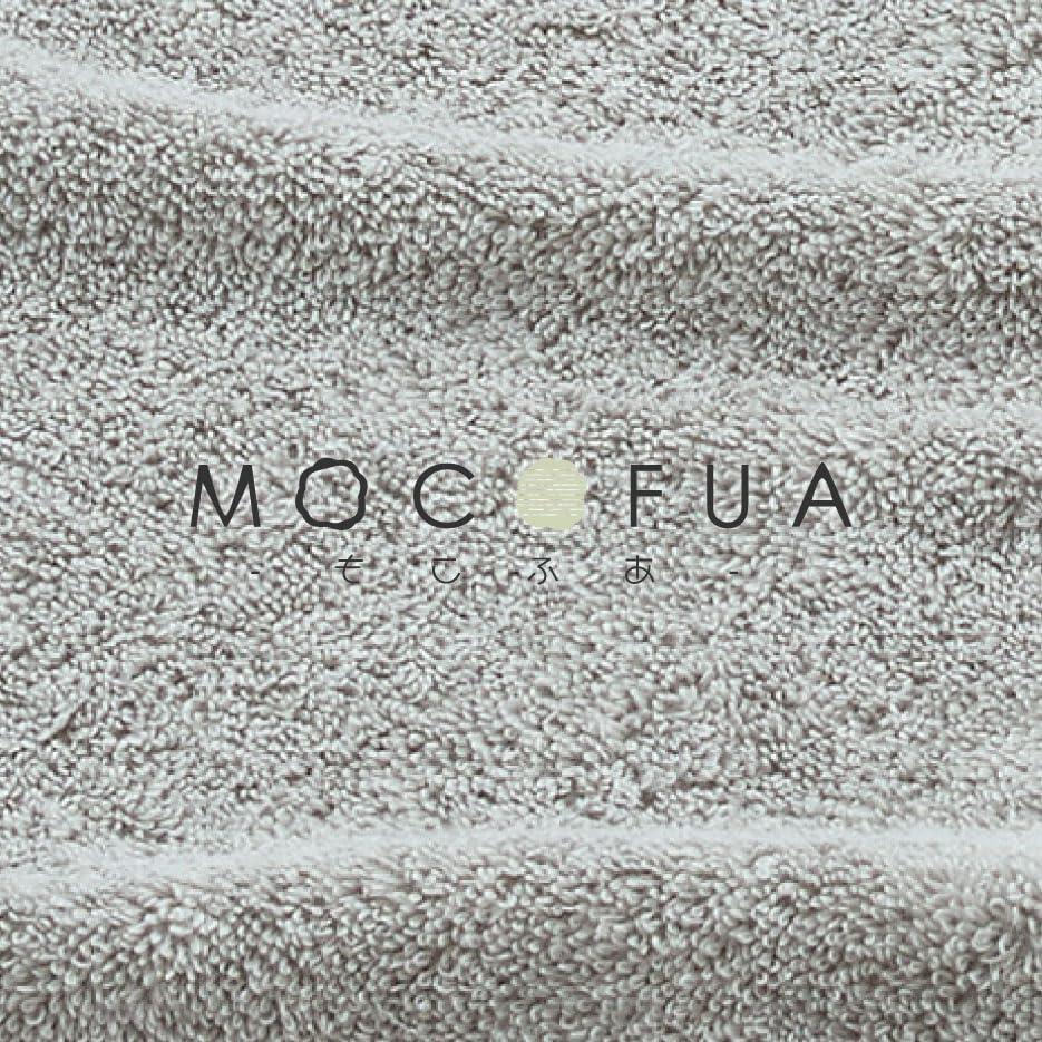 Japanese-made Bath Towel 1 Piece Set 2 Super ZERO Pile Used Senshu Special 100 Cotton Available 5 Colors Moko Fua (1 Gray)