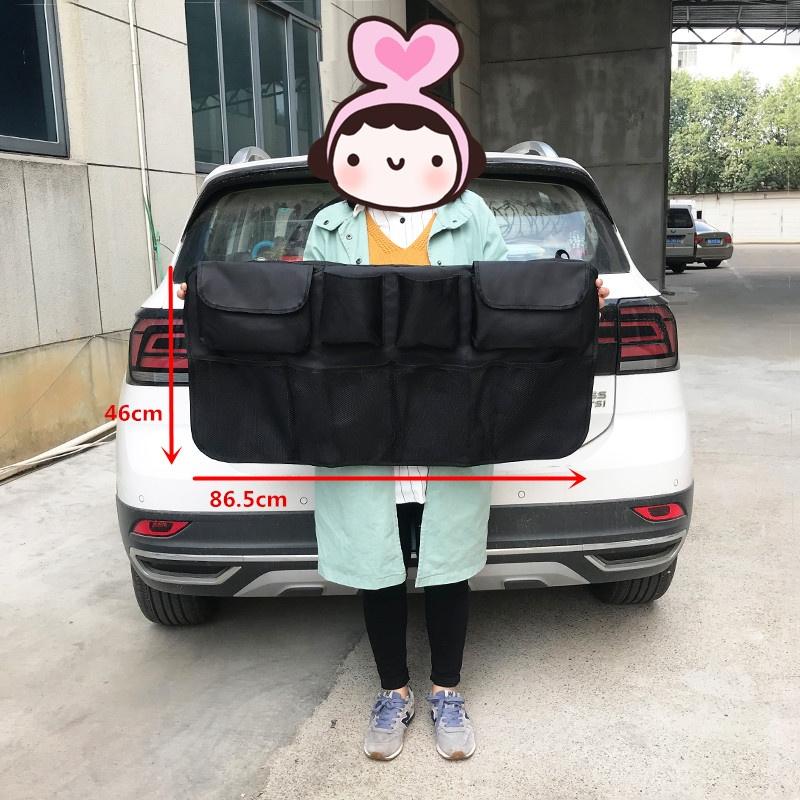 3 Styles Car Rear Seat Back Storage Bag Large Capacity Mesh Pocket Multi Hanging Bag Car Storage Organizer Car Accessories Supplies