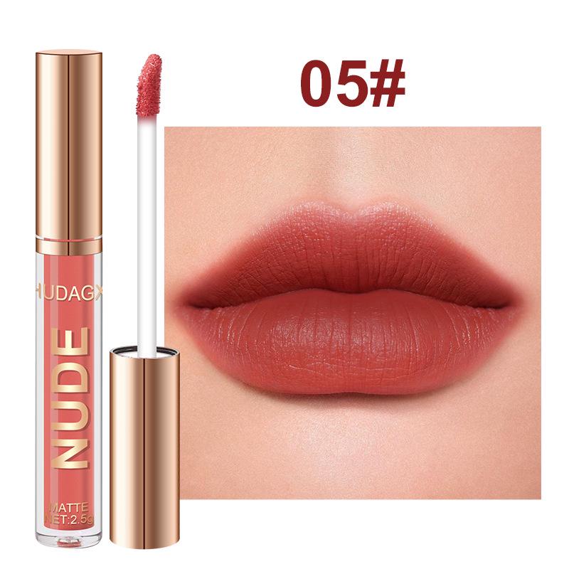 Long-lasting Matte Liquid Lipstick - Non-Transfer, Moisturizing Lip Gloss 2.5g