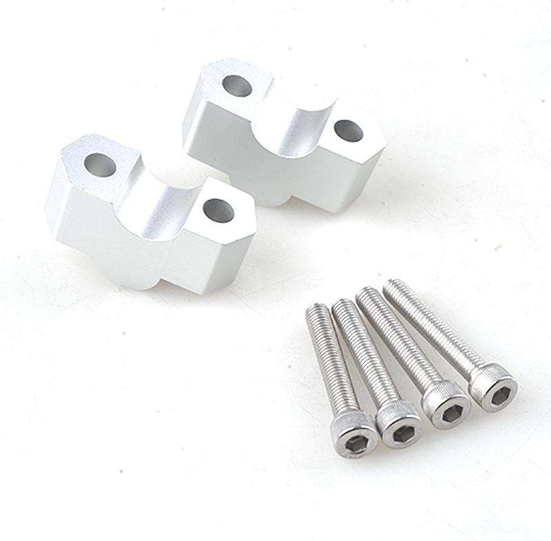 Handlebar Riser & Rearward Extension for BMW F750GS: Steering Head Height Enhancer