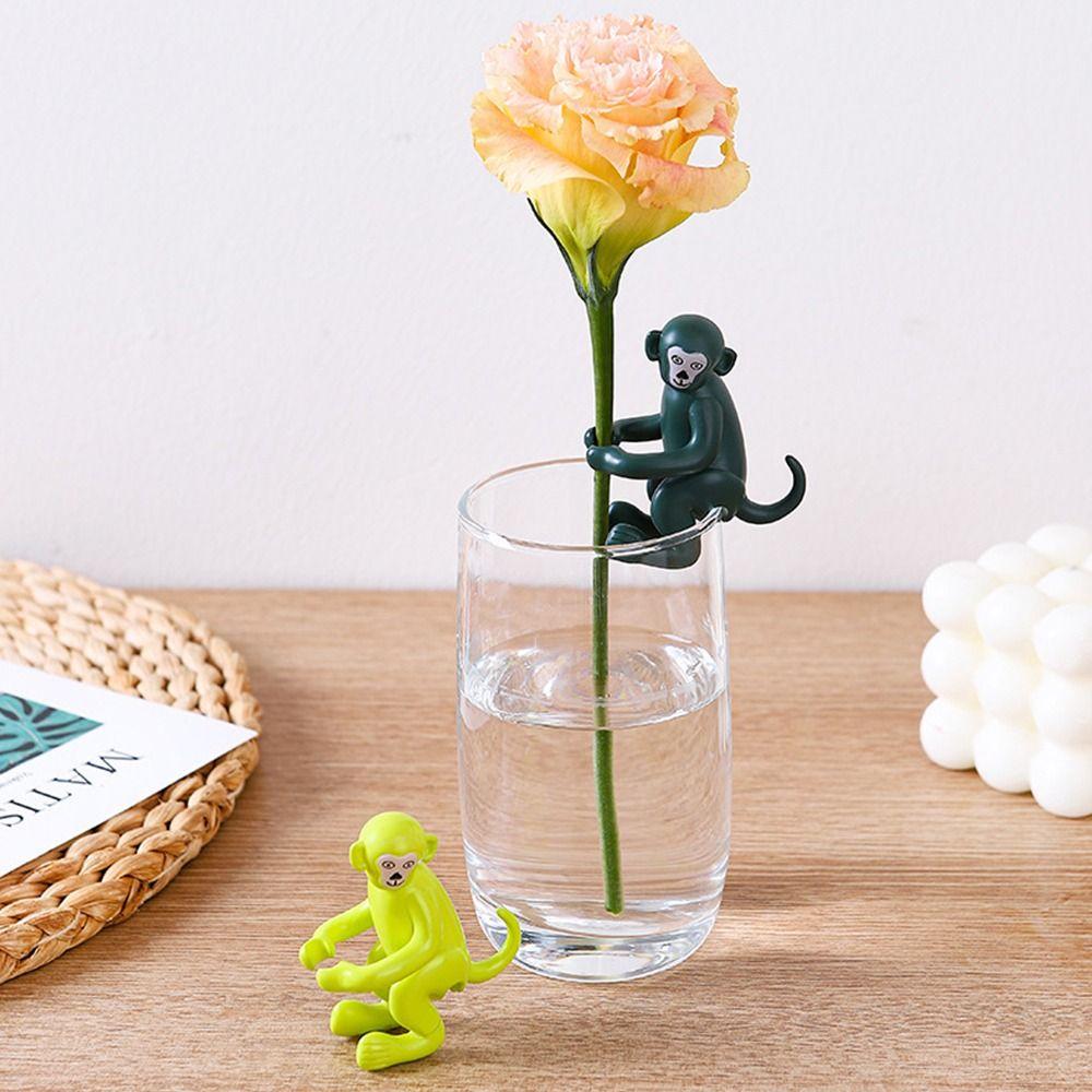 Rabbit/Monkey/Elephant Plant Stakes Silicone Hydroponics Stabilizer  Hydroponics System