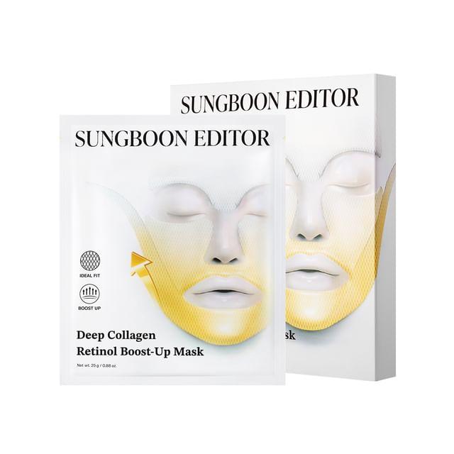 SUNGBOON EDITOR - Deep Collagen Retinol Tension Boost Up Mask Set 25g x 4 sheets