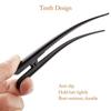 Black Duckbill Shape Non-slip Crocodile Clip Hair Clip Horn Clip Hairdressing Styling Tool