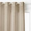 Voilage tissé sablé "Alton" 140 x 240 cm Atmosphera - Lin