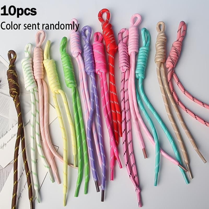 20pcs/10pcs Hand-Woven Keychain Pendant Making Supplies Fashion Bag Cup Lanyard Mobile Phone Chain Braided Knotted Jewelry