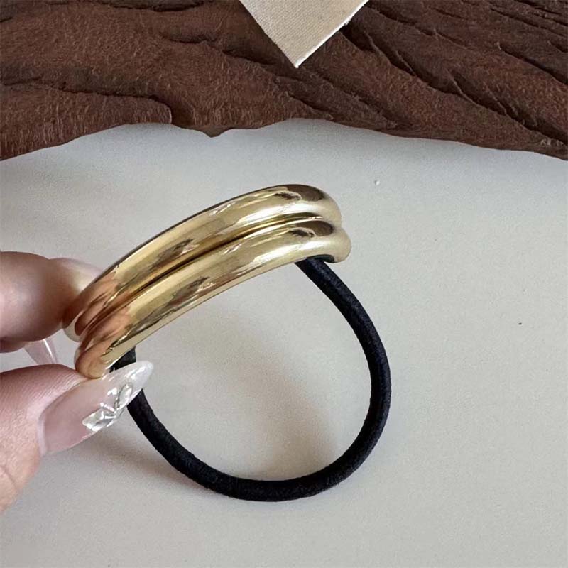 Nouveau Métal Lisse Élastique Boucle Cheveux Bandeau pour Femmes Mode Queue de Cheval Épingle à Cheveux Coiffure Accessoires Bijoux Cheveux Cadeau