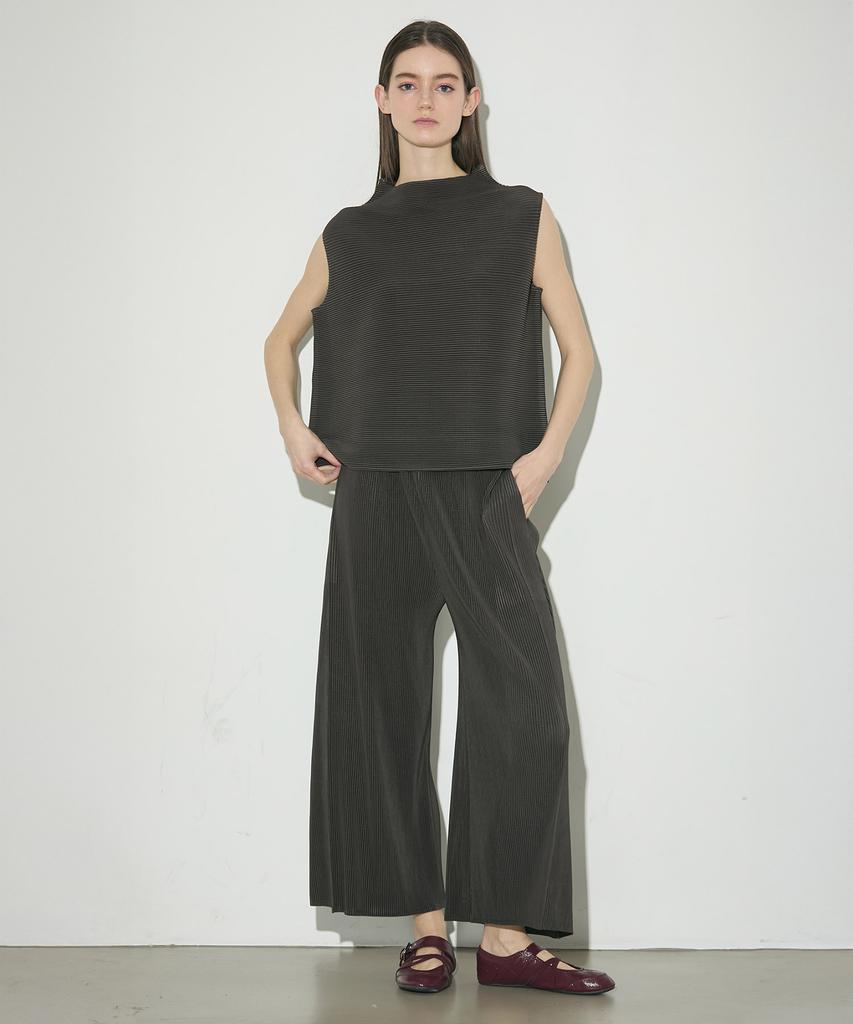 Waiowai Side Flare Pleated Pants_4 Colors