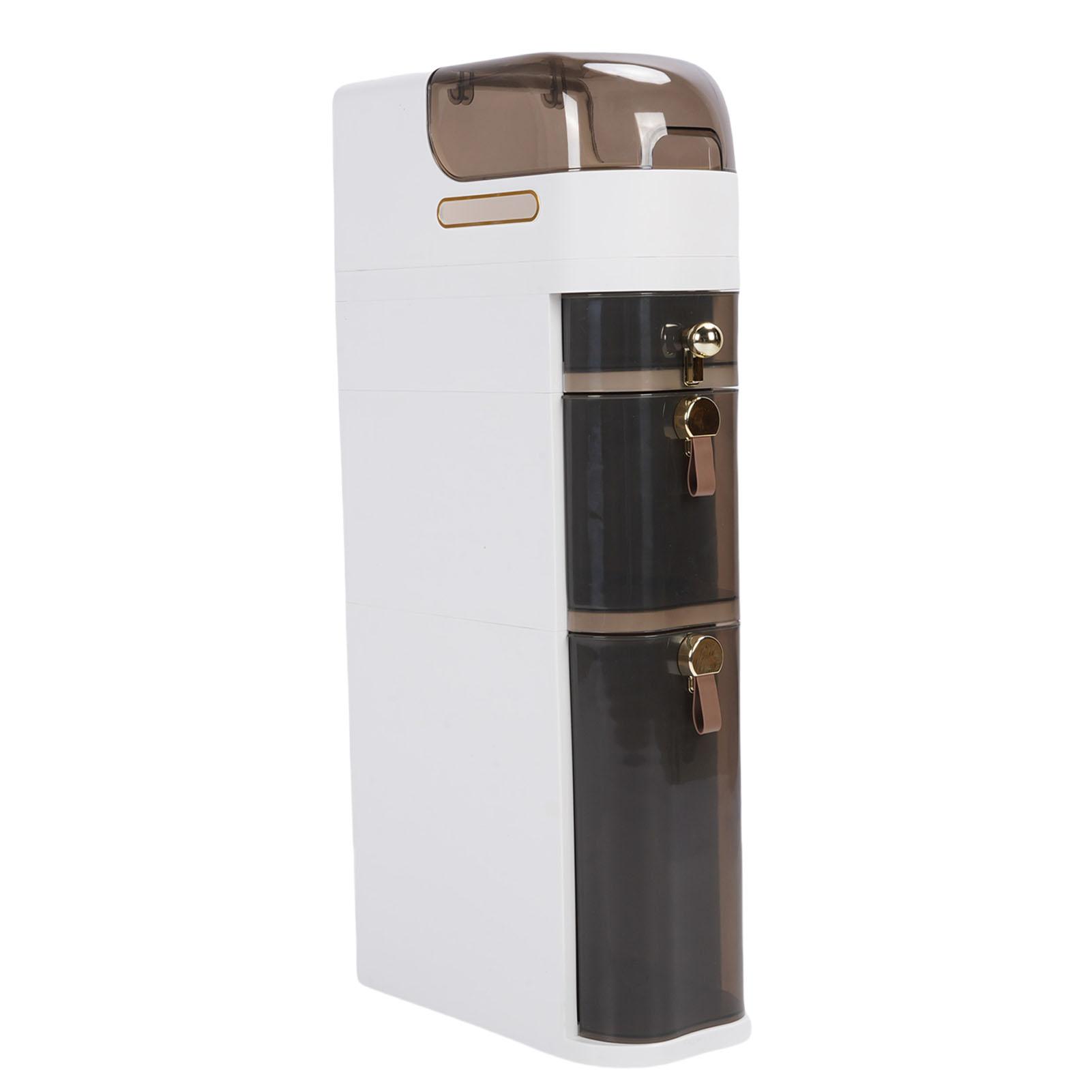 

Шкаф для хранения в ванной комнате PP PC узкий тонкий органайзер небольшой угловой шкаф с 4 колесами для туалета