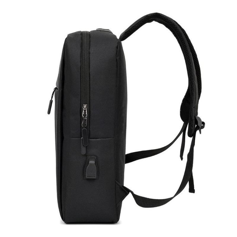 Men's backpack simple usb charging backpack men's and women's leisure business computer bag logo printing